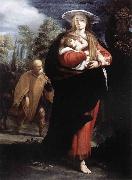 ANSALDO, G  Andrea The Flight into Egypt oil painting artist